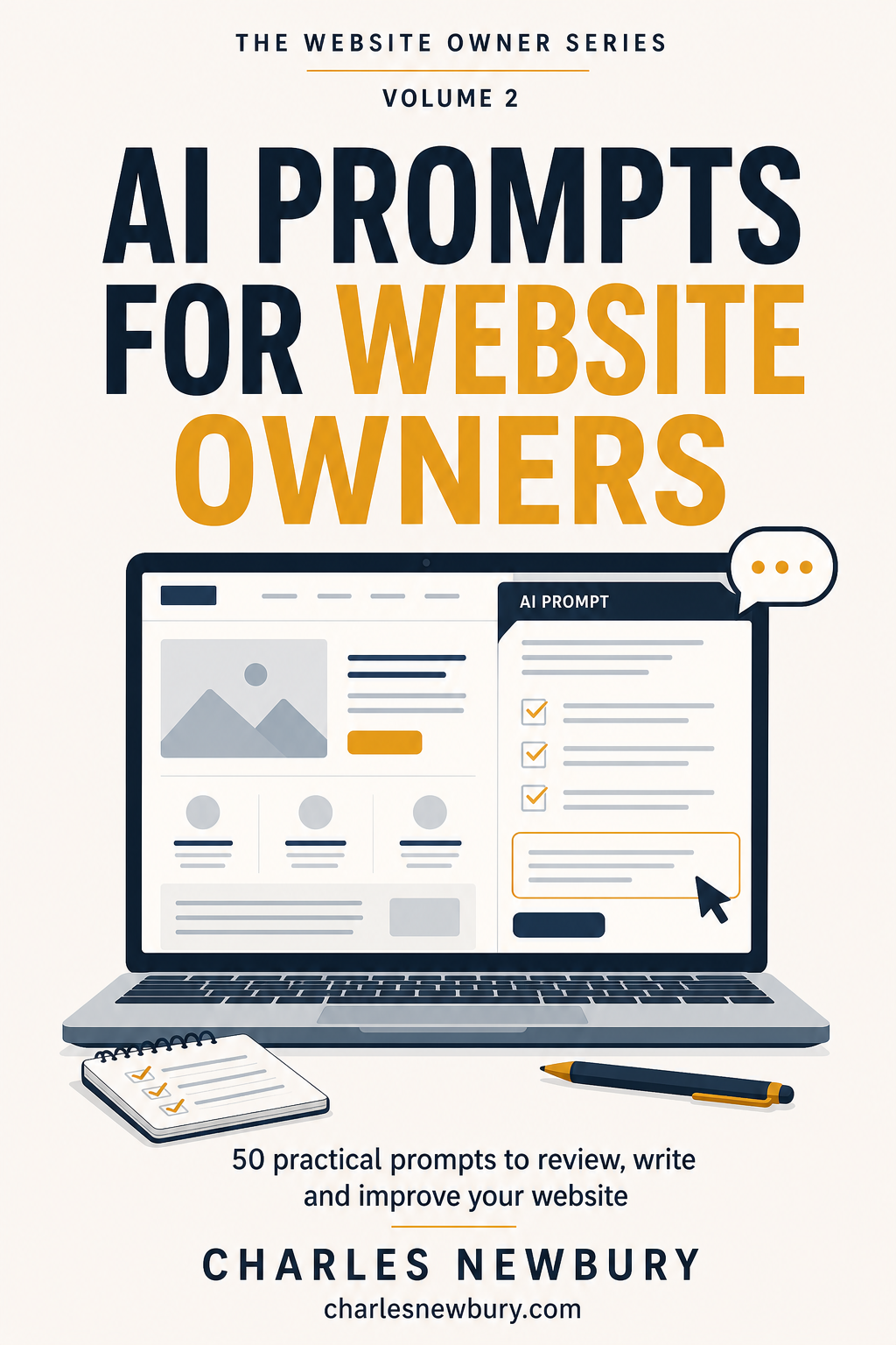 AI Prompts for Website Owners workbook cover