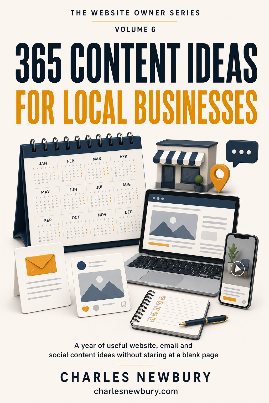 365 Content Ideas for Local Businesses workbook cover